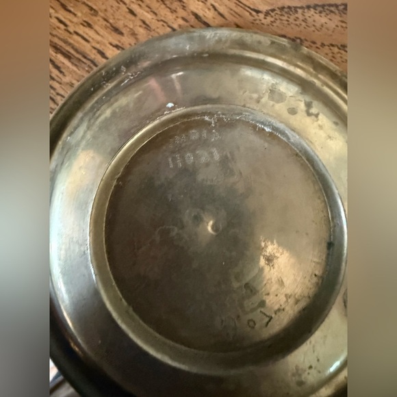 Vintage Small Bras Dish 3” Diameter Decorative Catch All - Picture 3 of 7